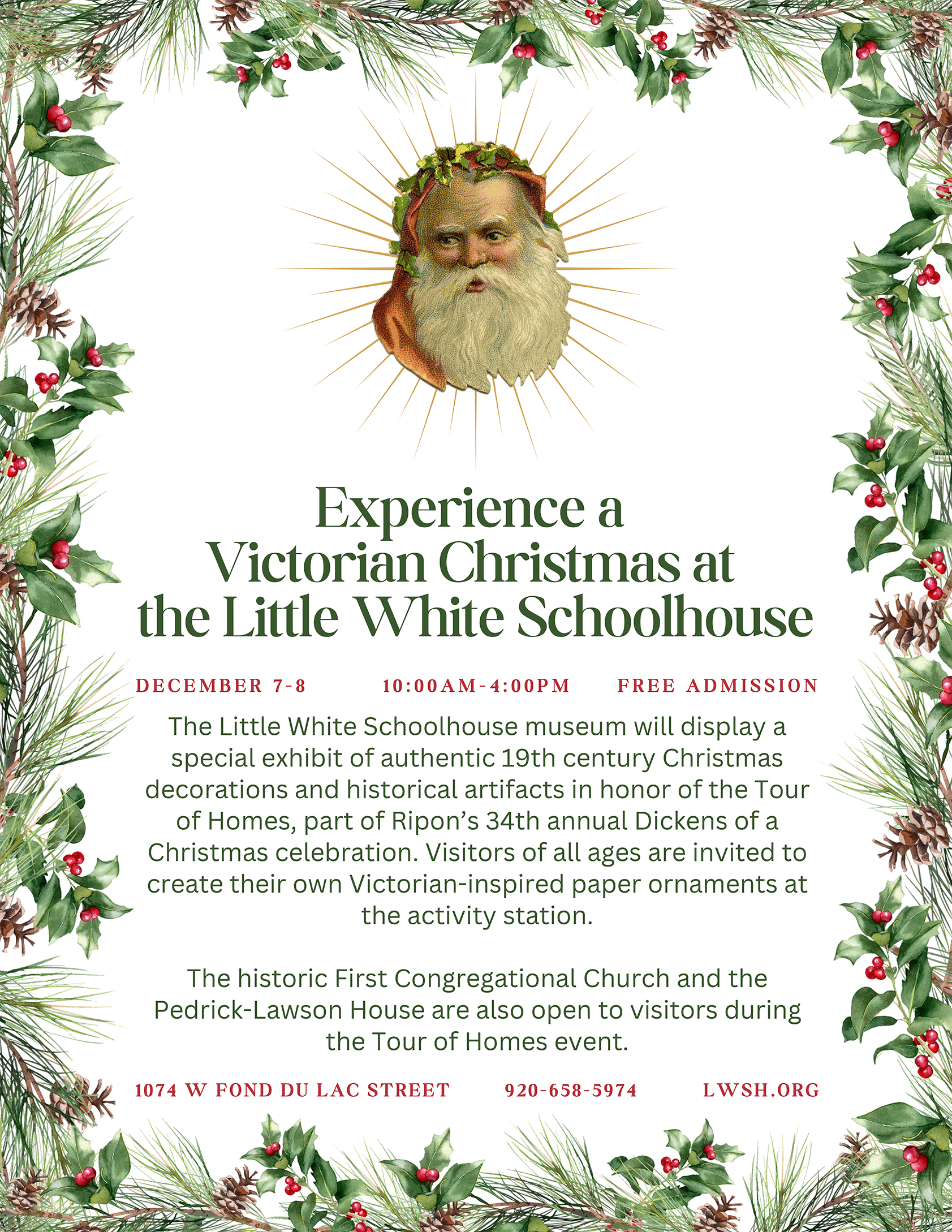 Victorian Christmas Flyer